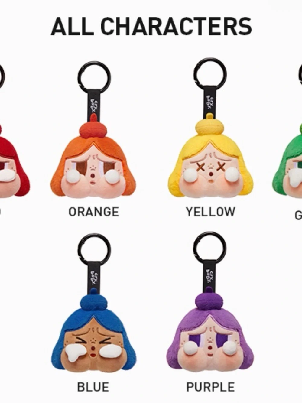 POP MART Crybaby Cheer Up, Baby! Purple Plush Pendant